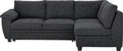 Collection - Fernando Fabric Right Corner - Sofa Bed - Charcoal